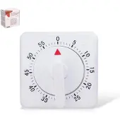 Orion - Mechanische Keuken Timer - Vierkant - 7x7x5 cm - Signaal