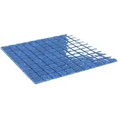 vidaXL Mozaïektegel 11 st 50 x 50 cm Blauw Glas