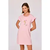 Woody Dames Slaapkleedje Lichtroze Roze XL
