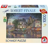 Schmidt puzzel Montmartre landschap 1000 stukjes karton volwassenen.