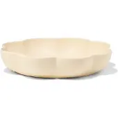 HEMA Schaal ⌀30x6cm Keramiek Bloemvorm Zand (zand)
