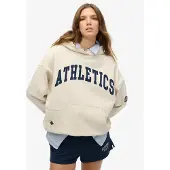 Superdry Sweatshirt 'Athletic Essentials' marine / offwhite