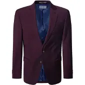 Pierre Cardin Modern Fit Blazer rood, Effen