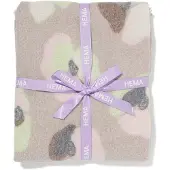 HEMA Plaid 130x150cm Wollook Bloemen (multi)