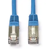 Roline Netwerkkabel | Cat5e F/UTP | 1 meter (100% koper, Blauw)