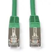 Roline Netwerkkabel | Cat5e F/UTP | 1 meter (100% koper, Groen)