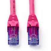 Roline Netwerkkabel | Cat6a U/UTP | 7.5 meter (100% koper, LSZH, Roze)