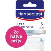 Hansaplast Pleisters ultra sensitive XL 5 stuks