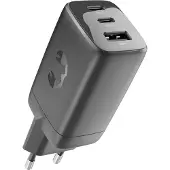 Fresh 'n Rebel 67W GaN³ Charger Storm Grey - Muuroplader