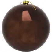 Décoris Kerstbal | | Ø 20 cm (Bruin)