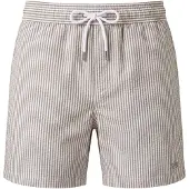 Vercate Zwemshorts 'Seersucker' bruin