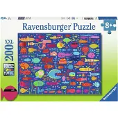 Ravensburger Funny Fish Friends Puzzel (200 XXL stukjes)