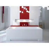 Badland OPTIMA ligbad 160 x 70 cm wit met acrylpaneel