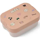 Liewood Voorraaddozen 'Kamil' donkergroen / pink / zwart / wit