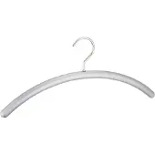Wenko kledinghanger Rollo 45 x 19 cm hout zilver