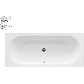 Besco Badkuip, rechthoekig, 150x75 cm, inclusief badkuipdrager, afvoerkit en poten. GRATIS | Complete set 4-in-1. Originele acryl badkuip met sifon | BADLAND VITAE SLIM