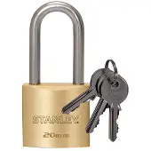 Stanley Hangslot | | 20 mm (Massief messing, 3 Sleutels, Buiten)