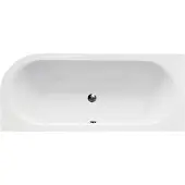 Besco AVITA hoekbad 150 x 75 cm rechts wit met hoofdsteun