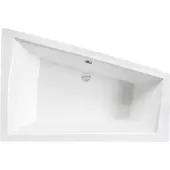 Besco INTIMA hoekbad 180 x 125 cm rechts wit met hoofdsteun