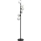 Kare Design vloerlamp Scala Balls, zwart, Woon-/ Eetkamer, Glas, Design, vloerlamp