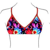 Turbo Mare Bikini Top Veelkleurig 5-6 Years Meisje