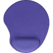InLine Premium muismat met polsondersteuner voor optische en laser muizen / blauw