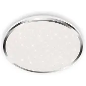 Briloner LED-plafondlamp Acorus, chroom / zilver, Badkamer, Kunststof, Modern, LED plafondlamp