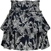 Vingino strokenrok donkerblauw Meisjes Viscose All over print - maat 164