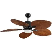 CristalRecord - Plafondventilator Palm Ø 132 cm bruin zwart