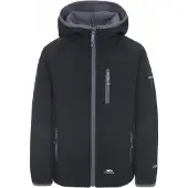 Trespass Kian Softshelljack Zwart 3-4 Years Kinderen