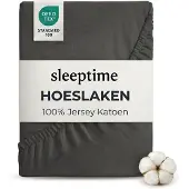 Dreamhouse Hoeslaken - jersey - antraciet - 160/180x200 cm