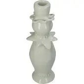 HD Collection Kandelaar stoneware Mint 8,6x8,6x24,1cm