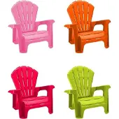 Little Tikes Garden Chair- Orange-rose-green-red randomly selected colour