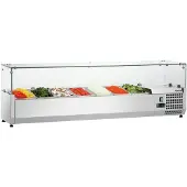 Bartscher Opzetkoelvitrine GL4-1501 - 7x 1/4 GN - 1500x335x459mm