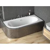 Badland AVITA SLIM hoekbad 170 x 75 cm rechts wit