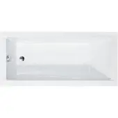Besco MODERN ligbad 140 x 70 cm wit met acrylpaneel met hoofdsteun