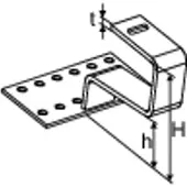 WOLF Falzziegel-Haken Aluplus 8 stuks, 8mm, 2485500