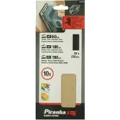 Piranha schuurstrokenset 187x93 mm 5 stuks X31597