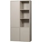 Woood Meggy Opbergkast Links - Grenen hout - Dust|Grijs - 215x108x40