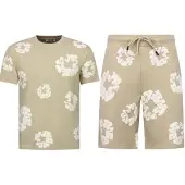 Enos Bloemen print zomerset bloemen pak met short twinset