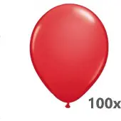 Belbal B105 - Ballonnen rood 40 cm (100 stuks)