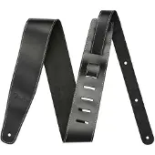 Fender Broken-In Leather Lederen Gitaarband Zwart 0990641006