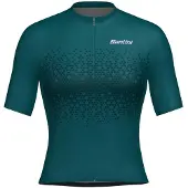 Santini - Women's Moon S/S Jersey - Fietsshirt L, blauw