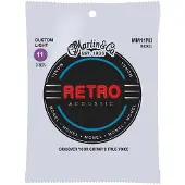 Martin Retro Custom Light 3-Pack Snaren voor akoestische gitaar