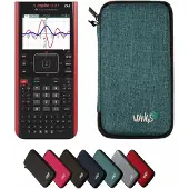 Texas Instruments TI-Nspire CX II-T CAS incl. WYNGS Beschermhoes Turkoois - Grafische Rekenmachine - Basis Pakket