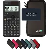 Casio fx-991CW ClassWiz incl. WYNGS Beschermhoes Zwart - Wetenschappelijke Rekenmachine - Basis Pakket (speciaal voor België)