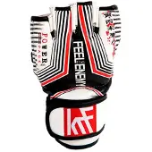 Krf Feel The Enemy Super Eva Double Strap Boxing Gloves Wit,Zwart L