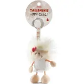 Nici Sleutelhanger Talisman Engel 7cm, Wit