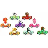 Djeco Bolidanimo - 8 puzzeltjes van 2 stukjes