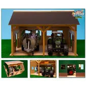 Kids Globe Landbouwloods Hout Voor 2 Traktoren Multi multi Hout Speelfigurenset